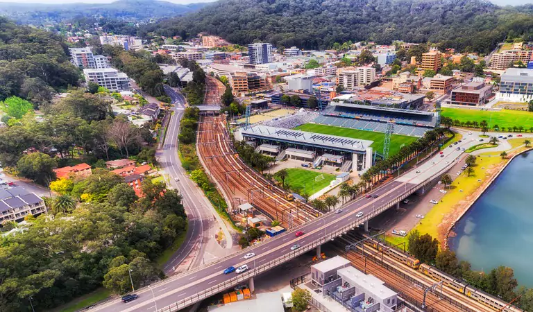 arial view of beautiful Brisbane city