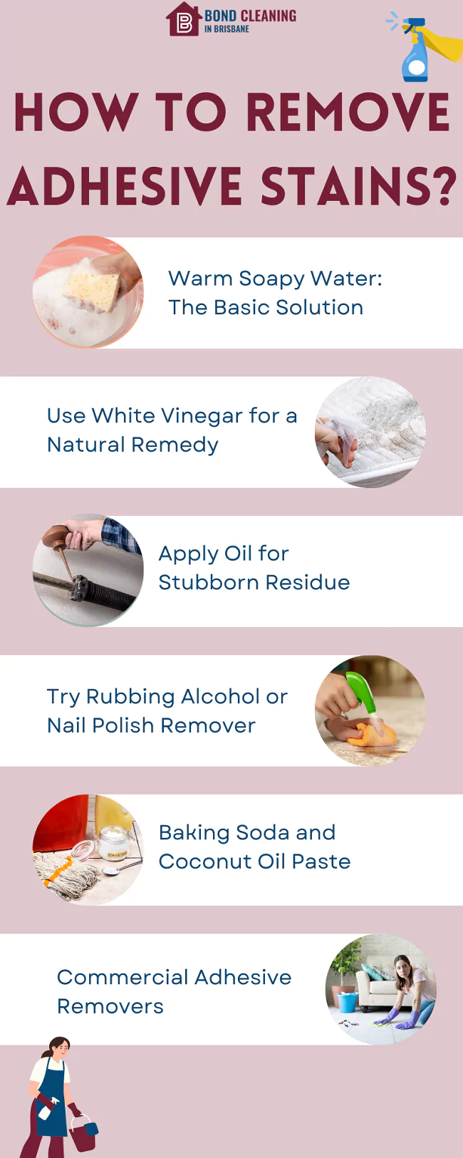 tips to cleaning adhesive stains perfectly