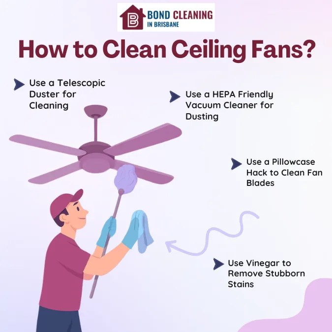 How to Clean Ceiling Fans