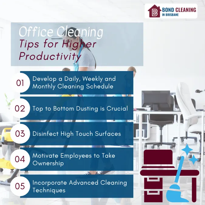 Office Cleaning Tips for Higher Productivity