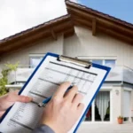 Real estate home property inspecting