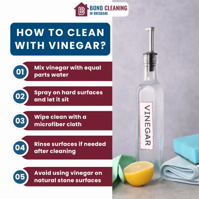 How to clean with vinegar